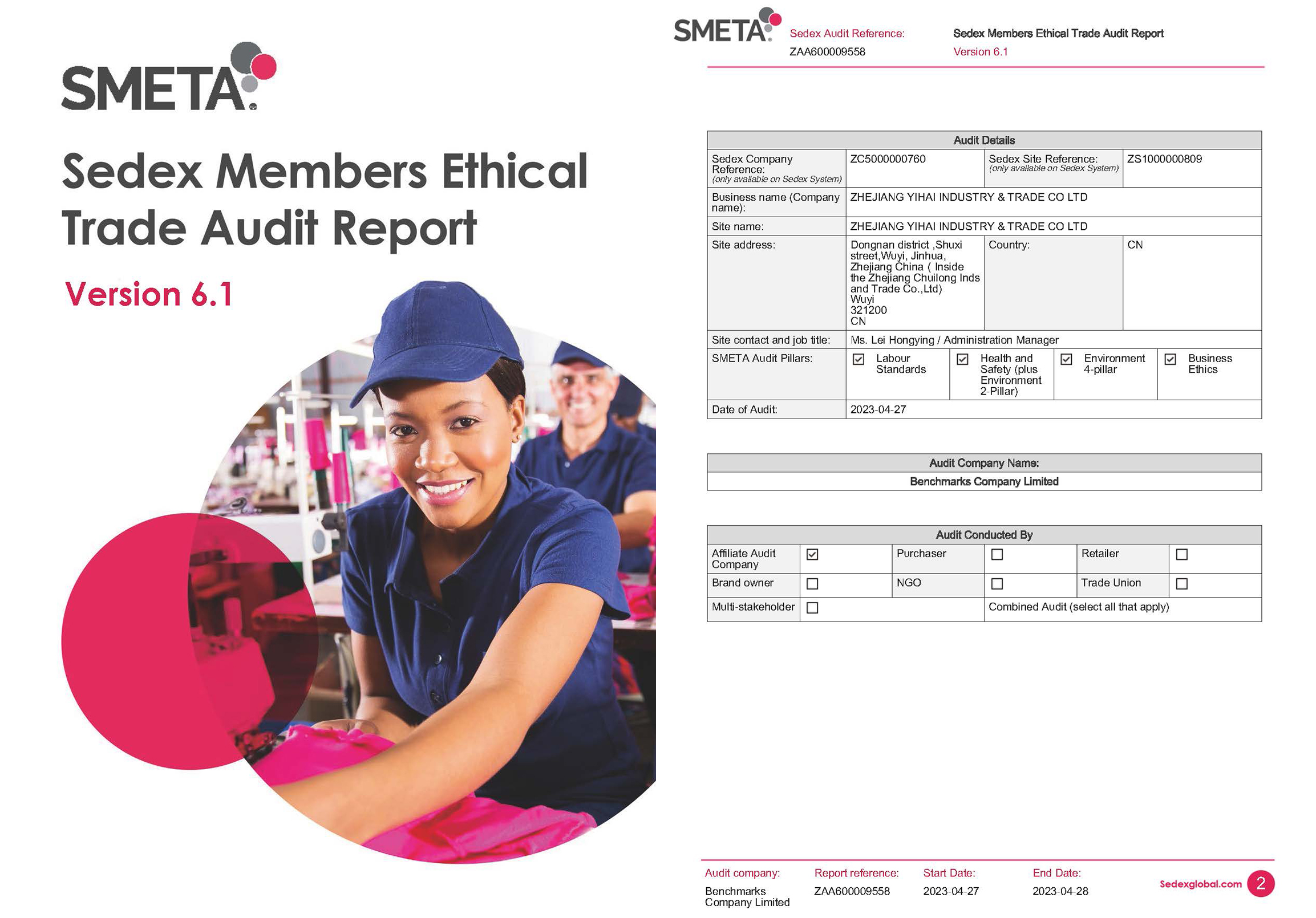 Kwaliteit waterbottelvervaardiger geïnspekteer deur Sedex