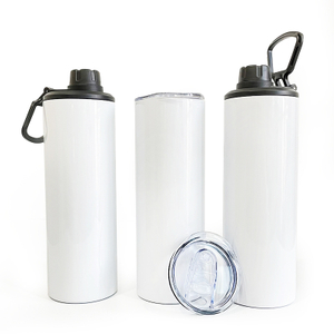 Vlekvrye staal reguit gewone wit sublimasie tuimelbekers