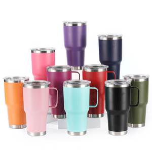 Poeierbedekte vlekvrye staal vakuum geïsoleerde groot tuimelaar 