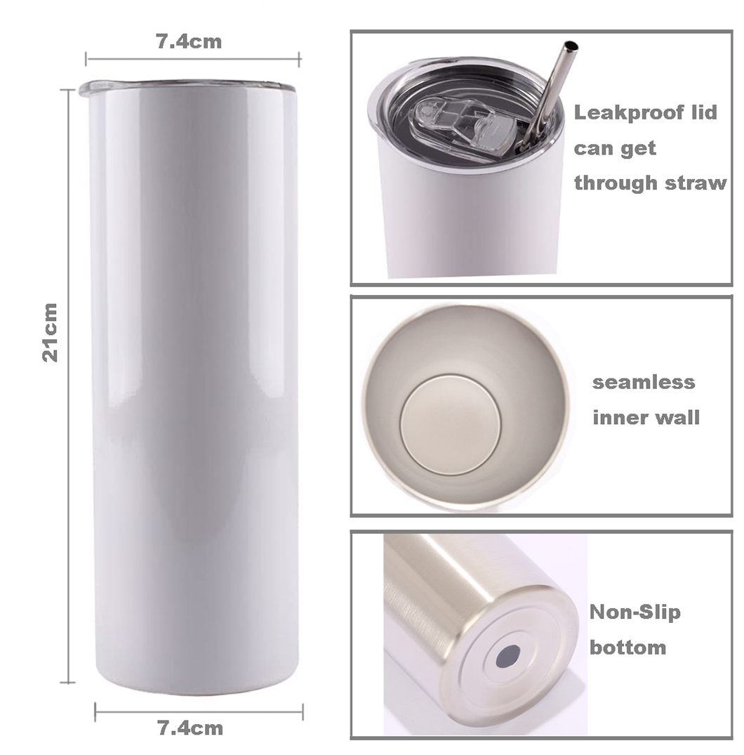 DIY aangepas unieke geskenk sublimasie metaal bekers Tumbler -handelaar 