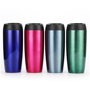 Termiese vlekvrye staal vakuum geïsoleerde reiskoffiebekers