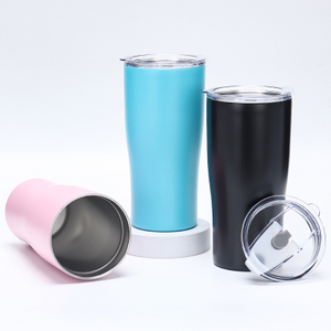 20oz/30oz vlekvrye staal koue tuimelaar met strooi