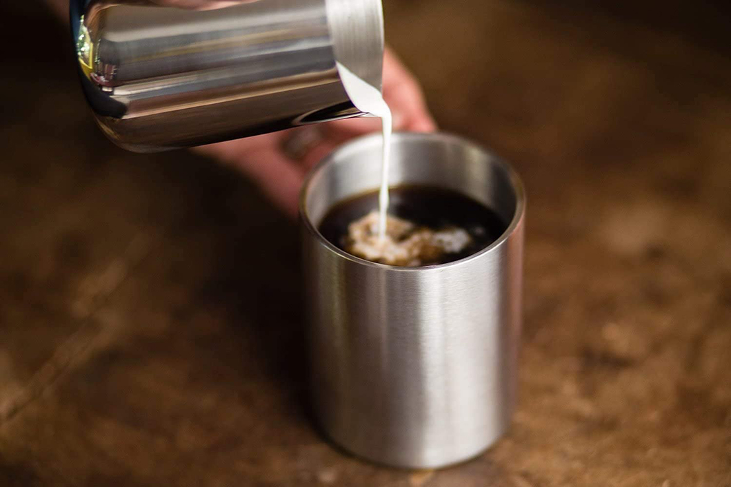 Grootsell goedkoop vlekvrye staal koffiebeker bekers vir promosie 