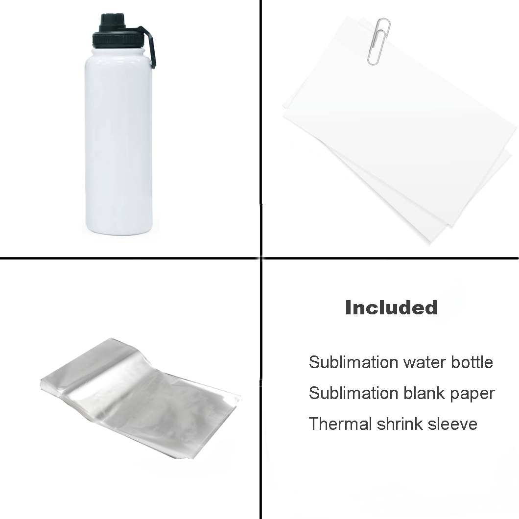 DIY Aangepaste geskenk sublimasie metaal ge&iuml;soleerde waterbottel 