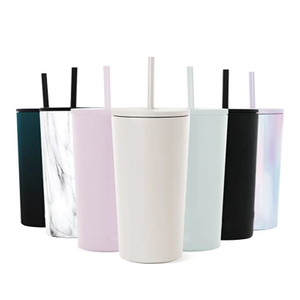 12oz vlekvrye staal vakuum geïsoleerde tuimelaar met deksel