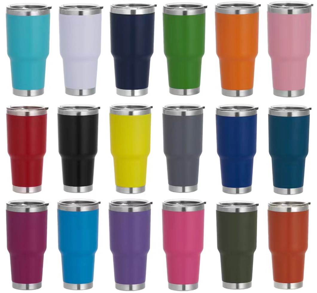 Klassieke termiese ge&iuml;soleerde motor tuimelbekers met dekselvervaardiger 