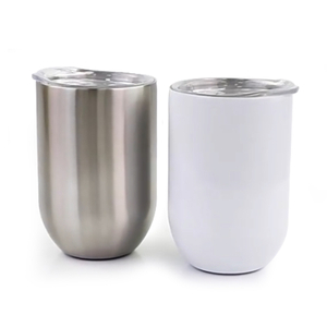 Swig vlekvrye staal geïsoleerde u vorm eier tuimeldienaar verskaffer 