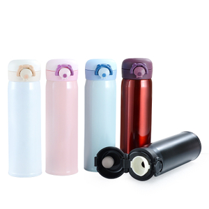 Pasgemaakte logo vlekvrye staal koffie termosbeker reisbottel