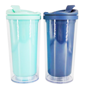 Plastiekbeker Persoonlike Insetsel Advertensiekaart Tuimelaar