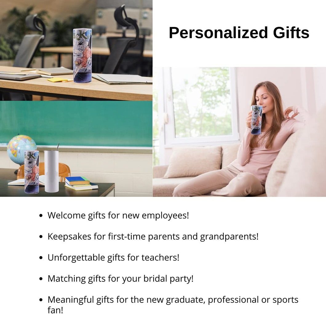 DIY aangepas unieke geskenk sublimasie metaal bekers Tumbler -handelaar 