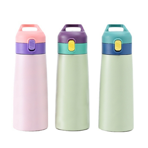 Geïsoleerde vlekvrye staal termos met strooi fabriek 