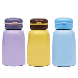 Grootmaat vlekvrye staal kinders waterbottel met leerskede 