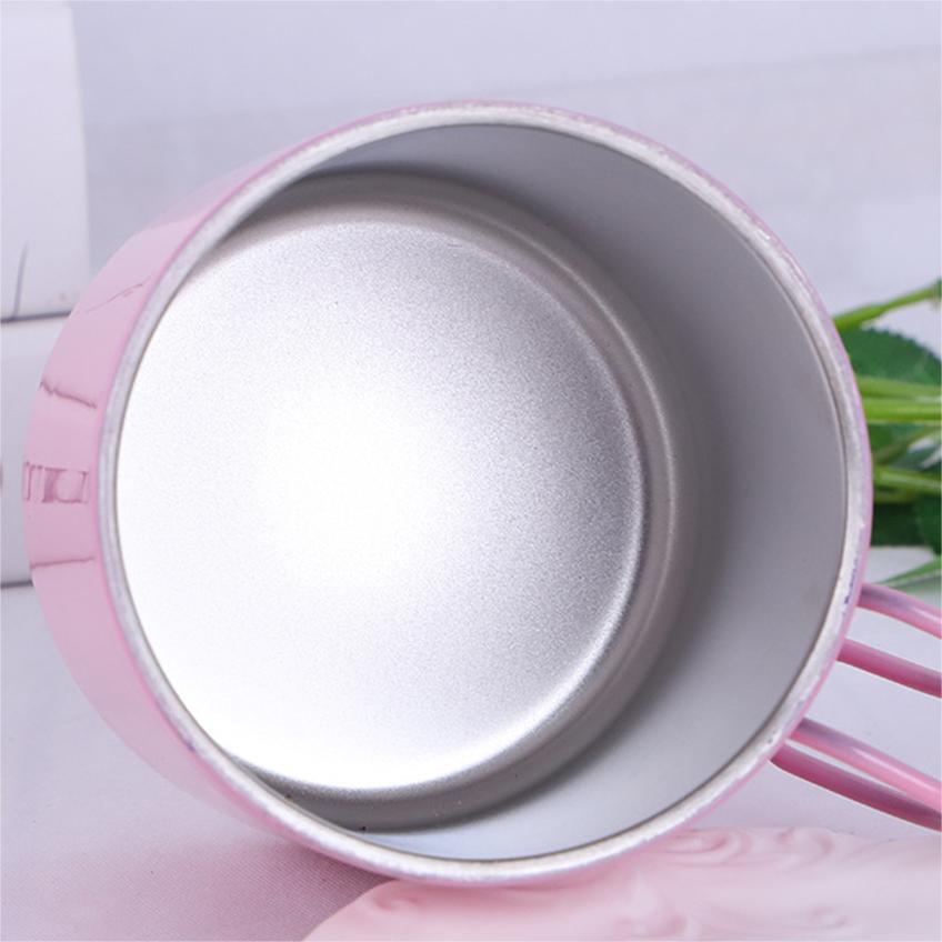 Maklike dra sterk metaal buite stap kampeerbeker met handvatsel